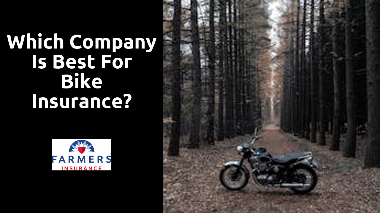 Which company is best for bike insurance?